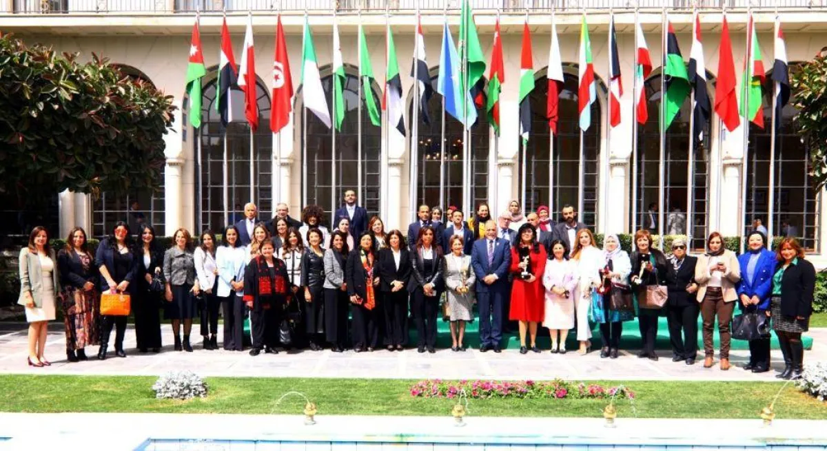 جاء التكريم في مقر جامعة الدول العربية 