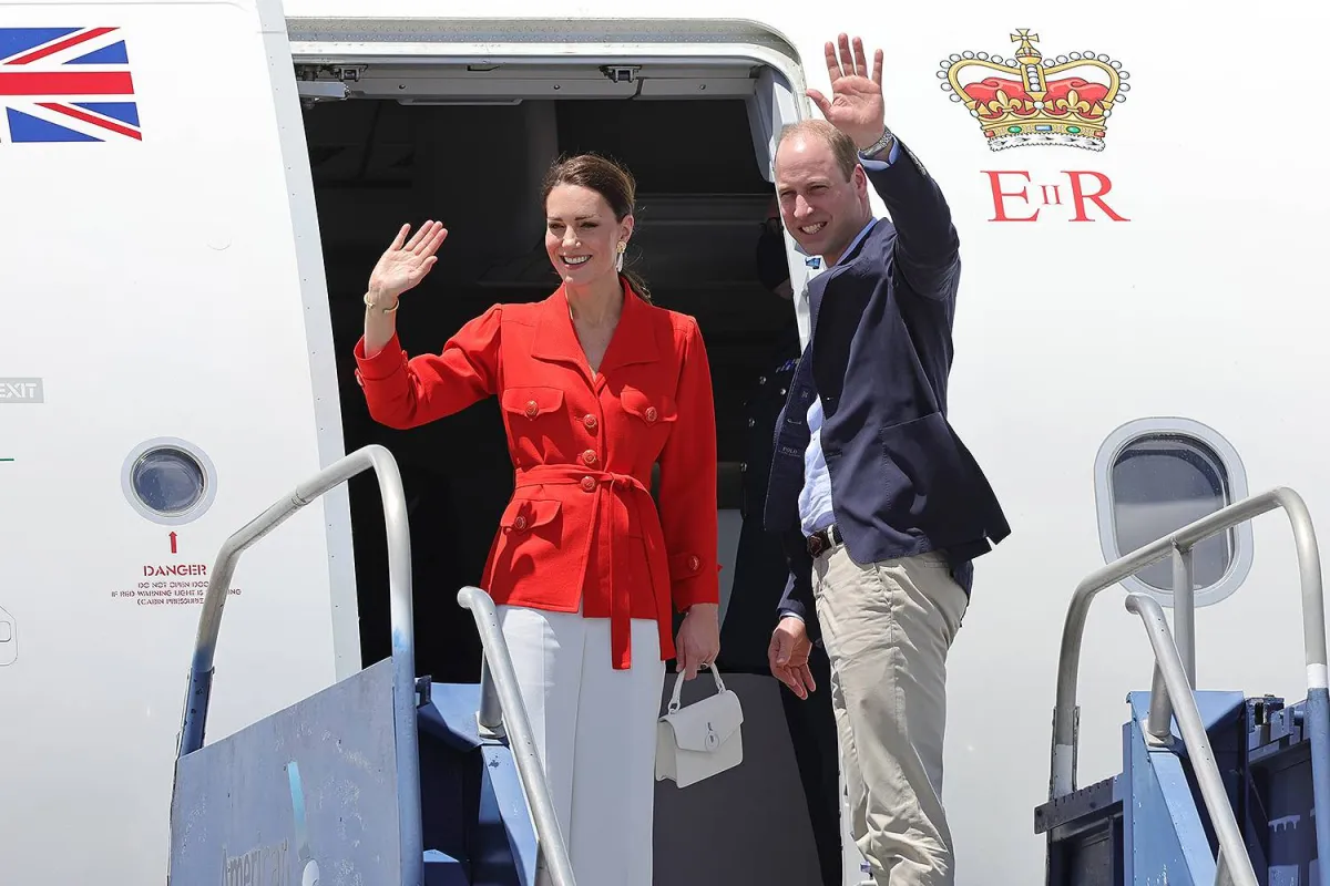 كيت ميدلتون والأمير ويليام يغادران بليز- الصورة من موقع People