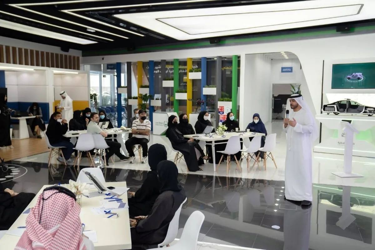 مختبر الابتكار الإعلامي الأول. الصورة من "وام"