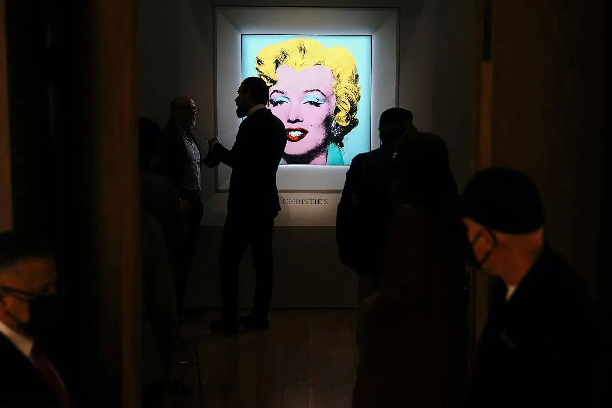 صورة لوحة مارلين مونرو