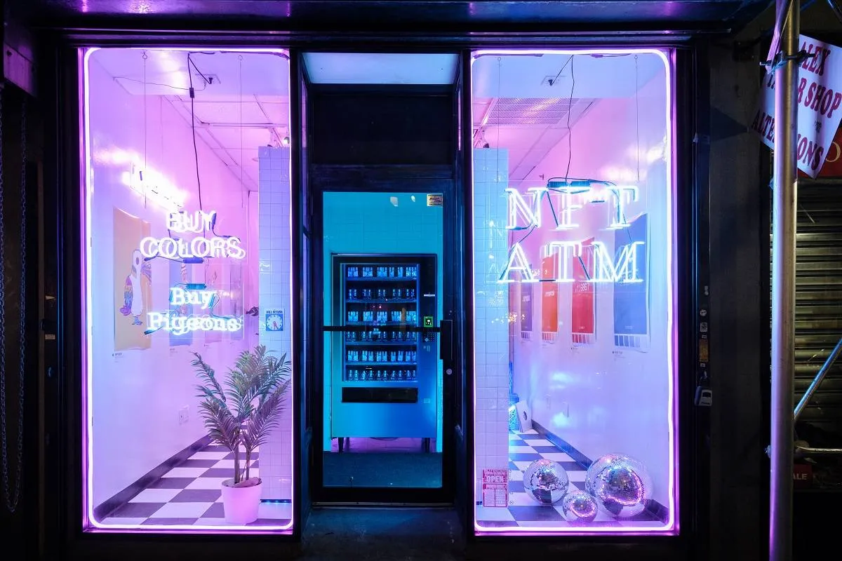 صورة آلة بيع NFTs