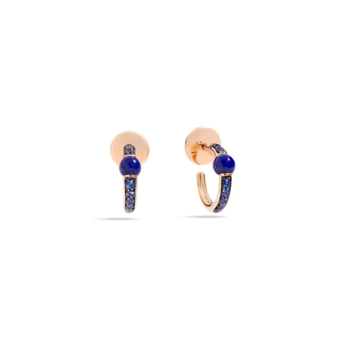 أقراط مرصعة باللازورد من بوميلاتو Pomellato