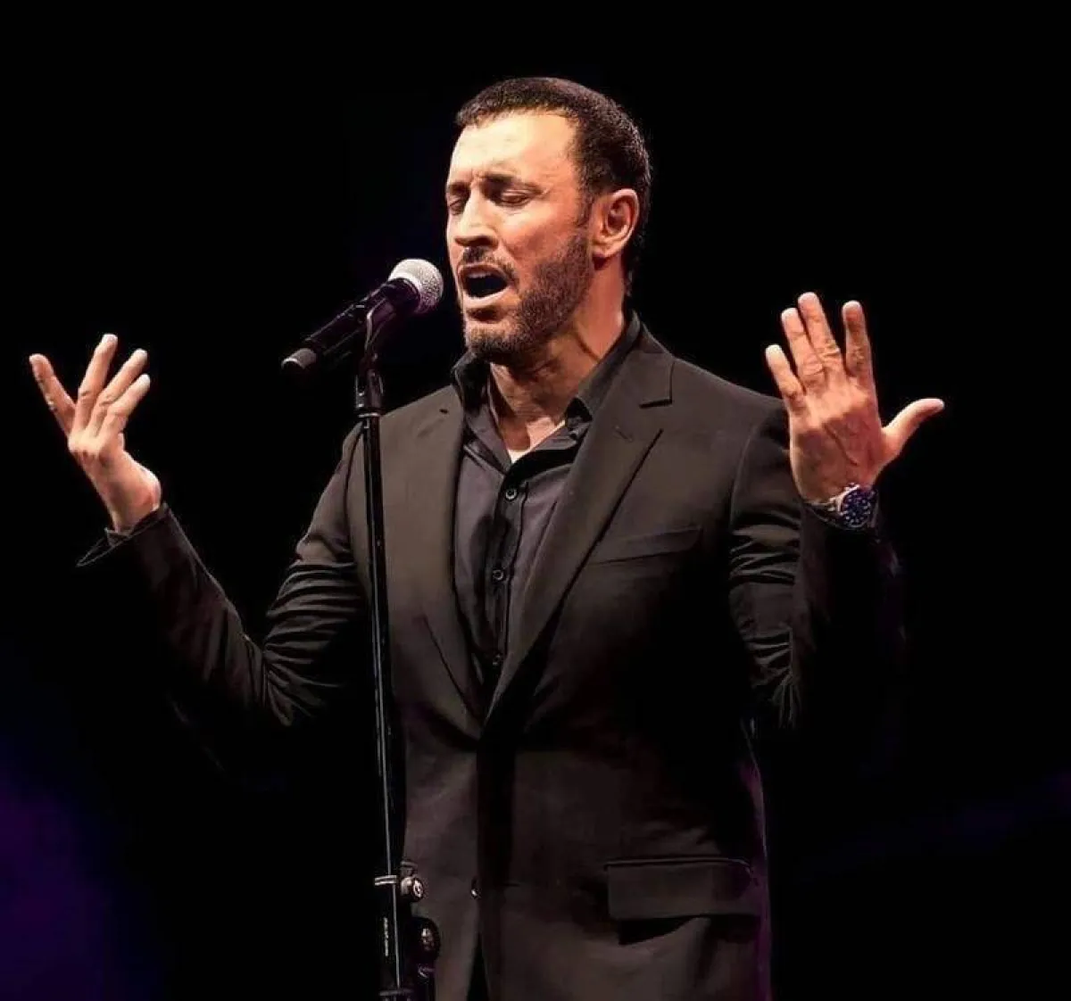 كاظم الساهر - الصورة من حسابه على فيسبوك