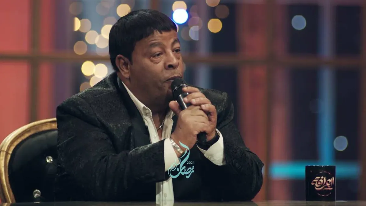 عبد الباسط حموة خلال استضافته في برنامج العرافة العام الماضي - الصورة من حساب البرنامج على يوتيوب