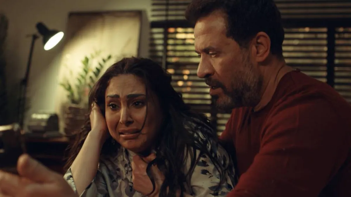 ماجد المصري ورحاب الجمل في مشهد من توبة - الصورة من المسؤول الإعلامي لماجد المصري