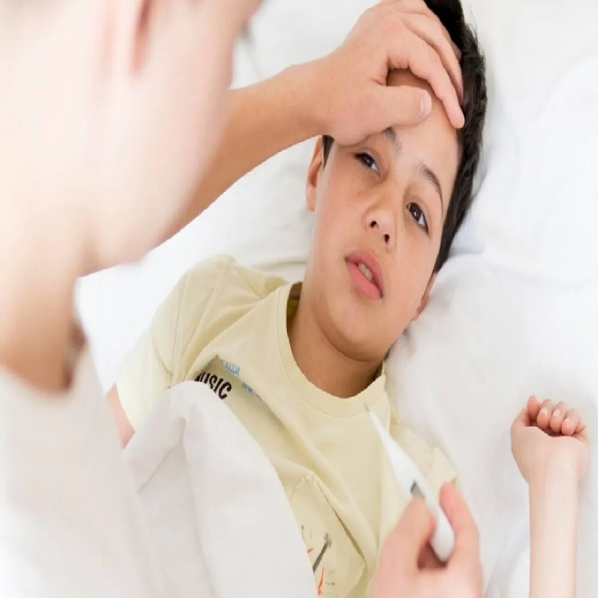 صورة لطفل مصاب بالسل