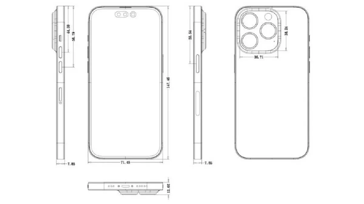 صورة تصميم هاتف آيفون 14