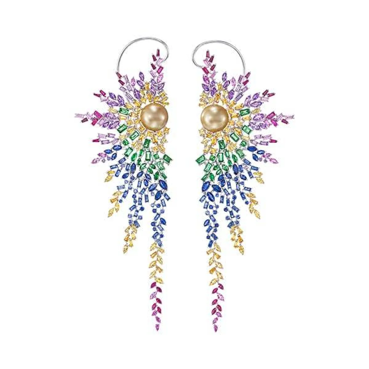 أقراط  Iridescent من تاساكي Tasaki  