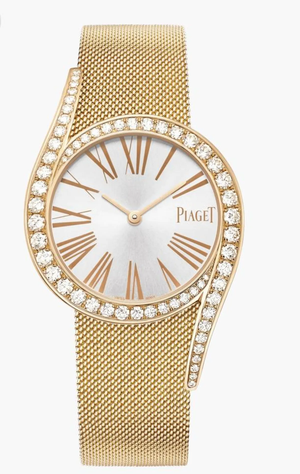 ساعة من الذهب الاصفر