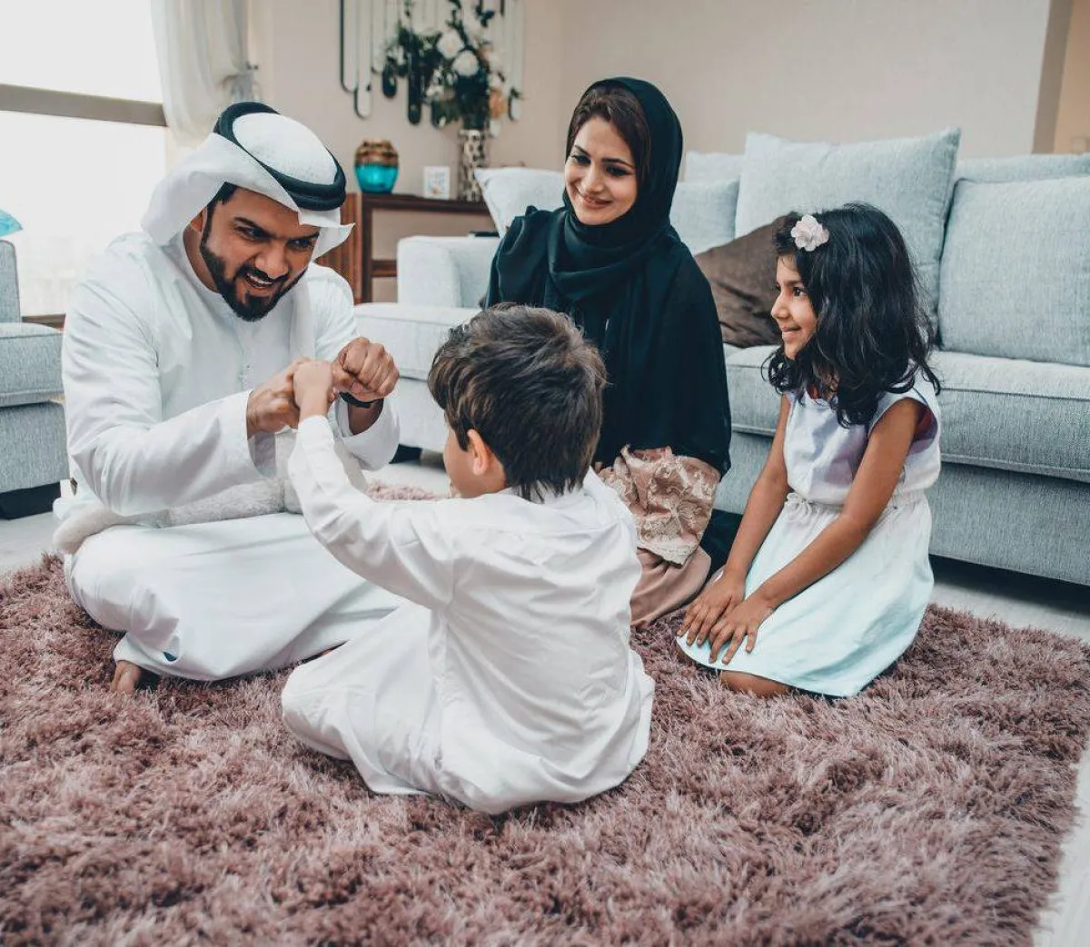 صورة لعائلة خليجية