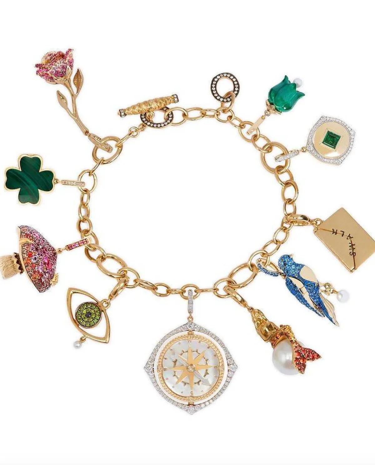 سوار ذهب من مجوهرات  Annoushka-الصورة من الحساب الرسمي لعلامة المجوهرات على انستعرام