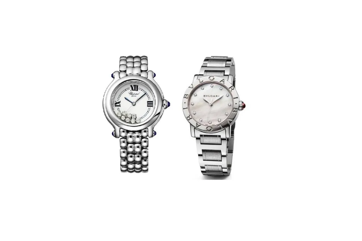 أجمل ساعات بالذهب الأبيض والبلاتين 2022