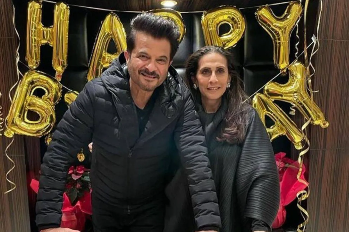 أنيل كابور وسانيتا- الصورة من حساب أنيل كابور على إنستغرام