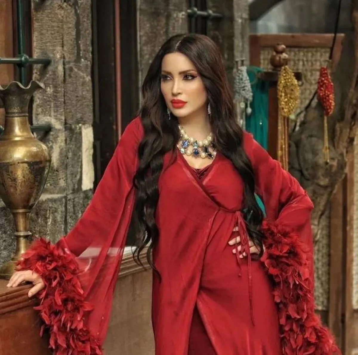 كواليس مسلسل  " جوقة عزيزة "- الصورة من صفحة الشركة المنتجة على " انستغرام "