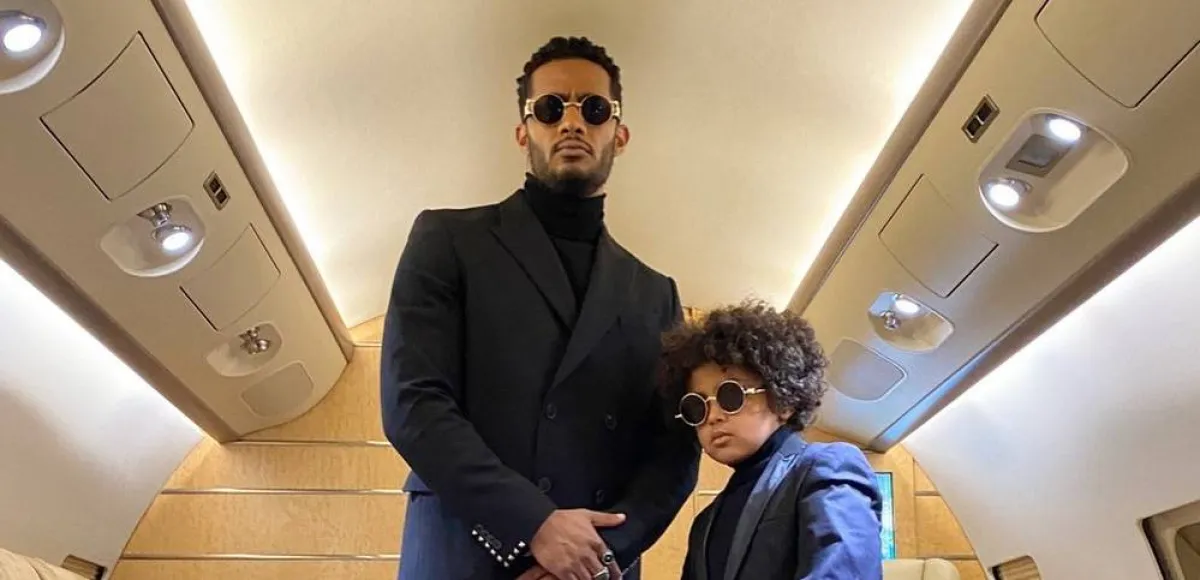 محمد رمضان وابنه - الصورة من حسابه الرسمي على إنستغرام