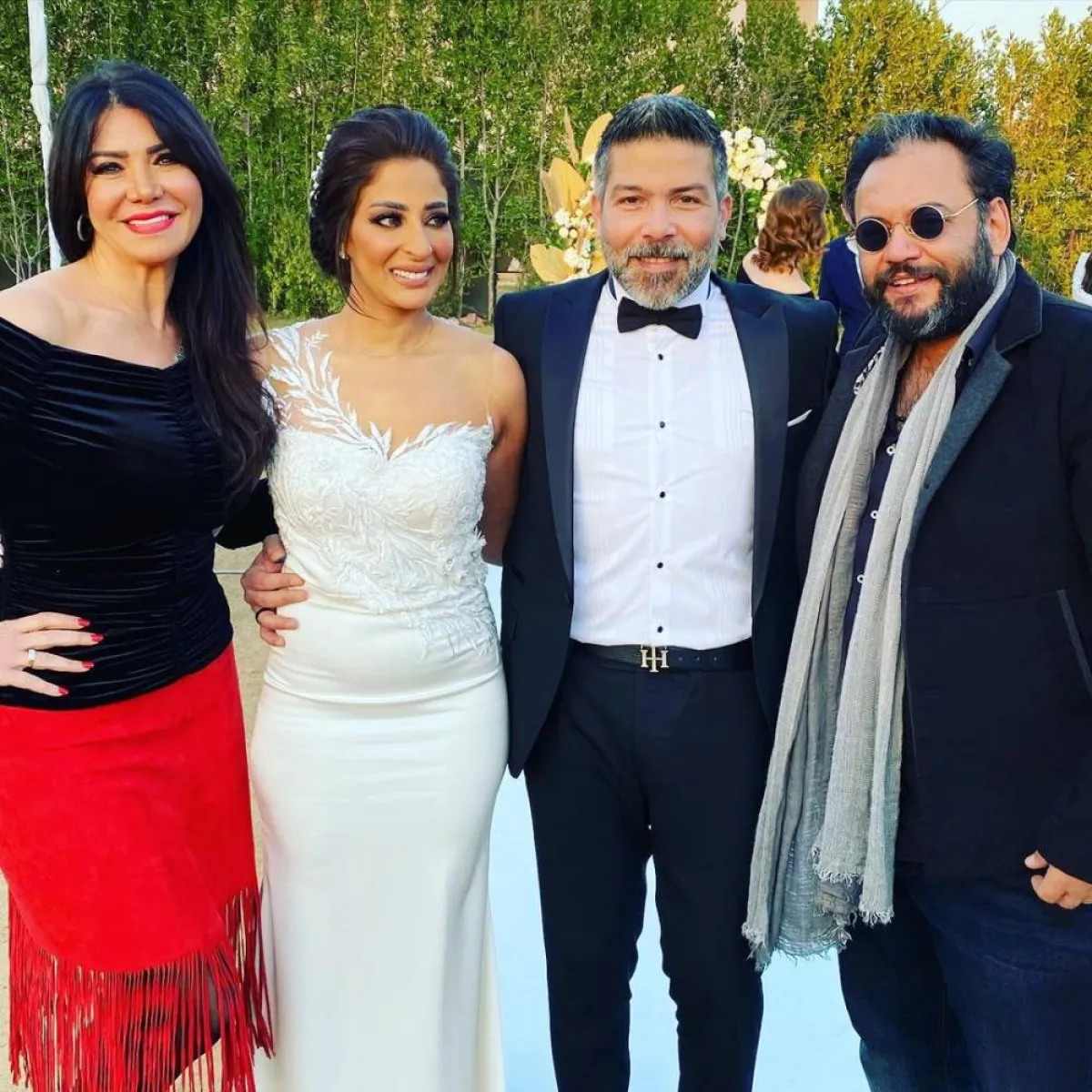 زفاف ياسر فرج وهبة الهواري - الصورة من حساب لقاء سويدان على إنستغرام