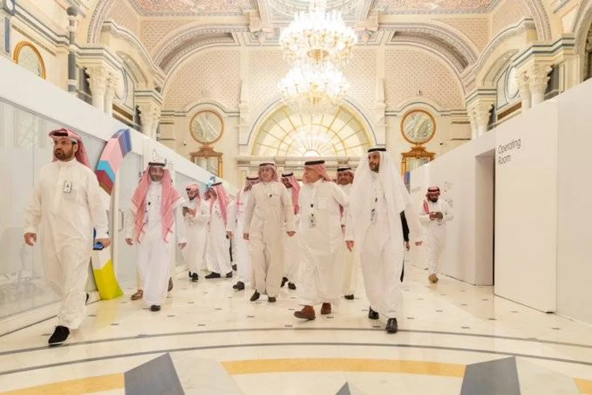 حضور المؤتمر. الصورة من تويتر منشآت