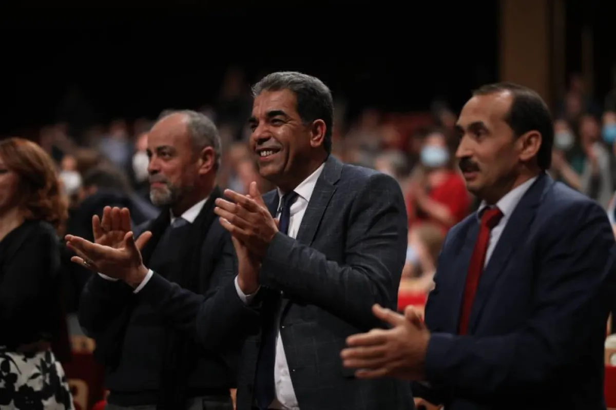 تصفيق حار في نهاية العرض- الصورة من حساب وزارة الثقافة على الفيس بوك