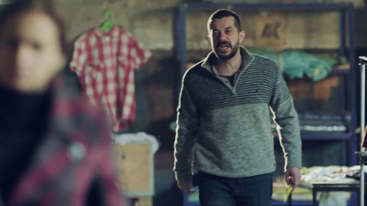 نيللي كريم وشريف سلامة في مشهد من مسلسل فاتن أمل حربي - الصورة من المسؤول الإعلامي لـmbc