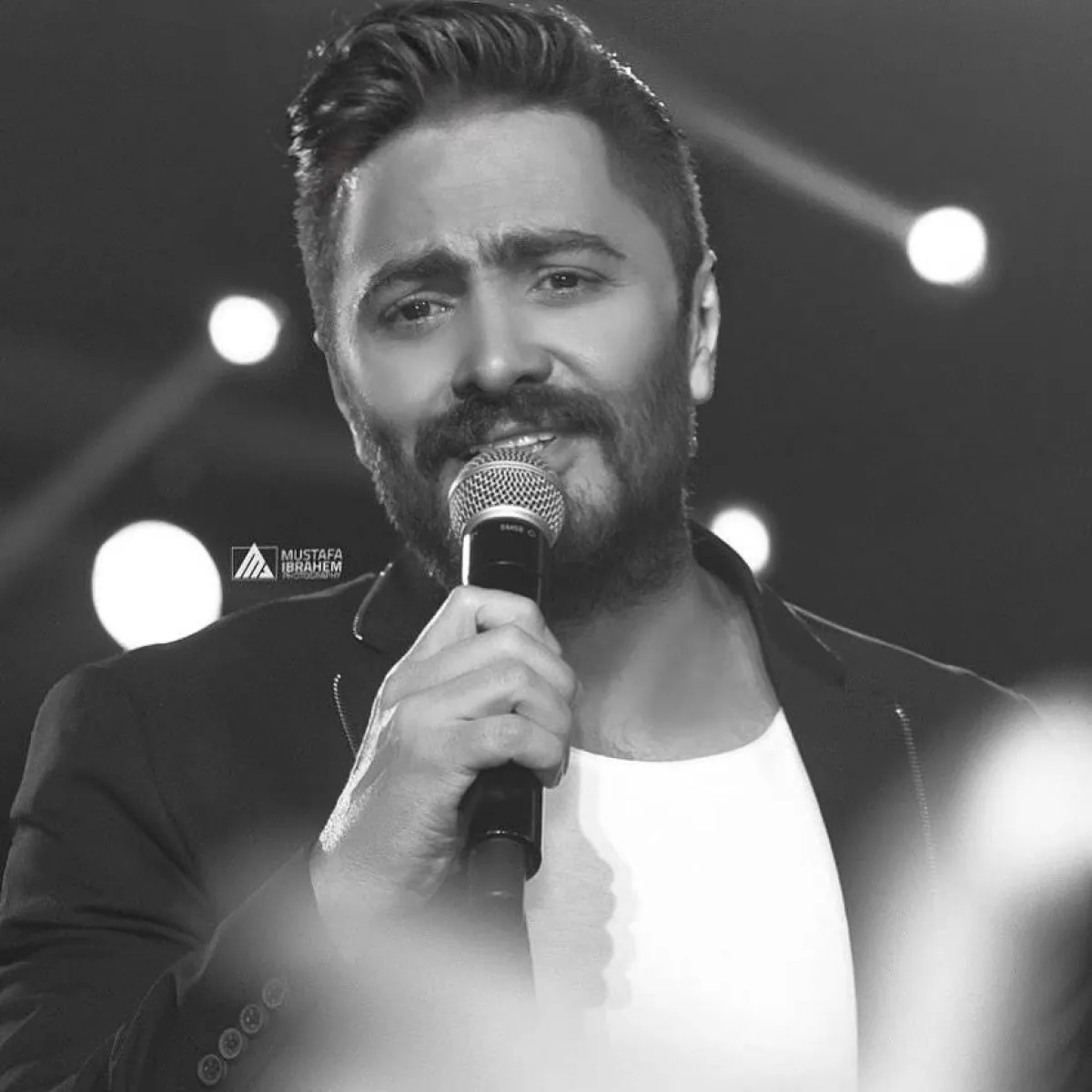 النجم تامر حسني - الصورة من حسابه على انستغرام