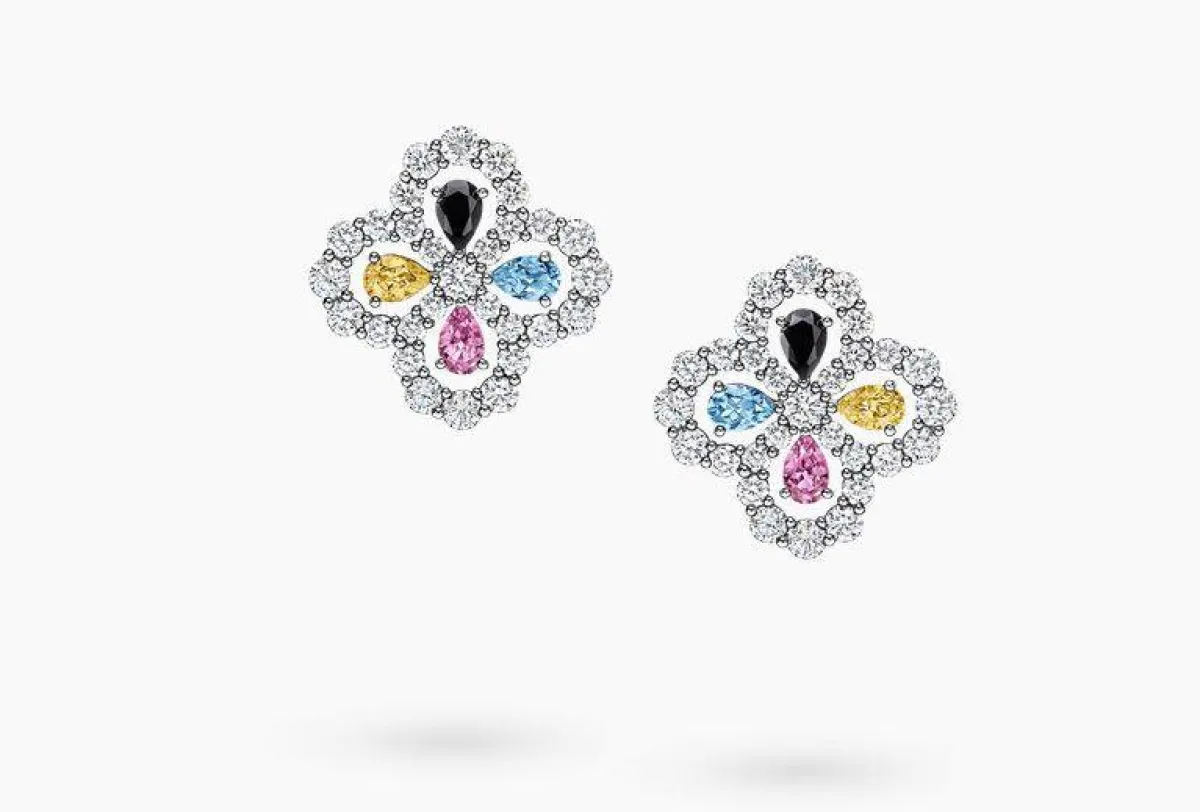 أقراط بأشكال رمضانية من هاري وينستون Harry Winston