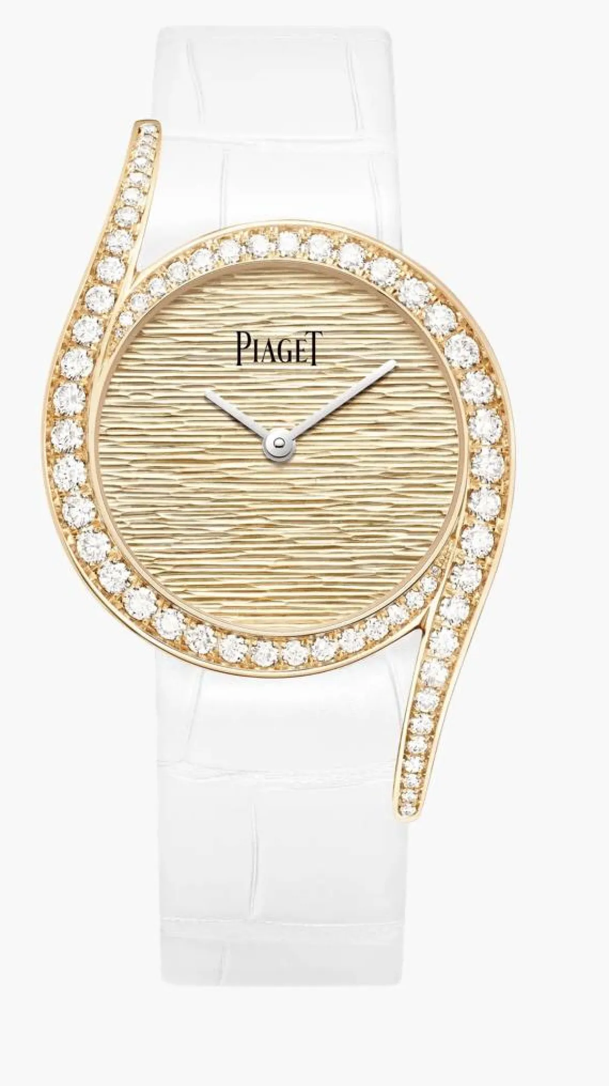 ساعة بسوار جلد