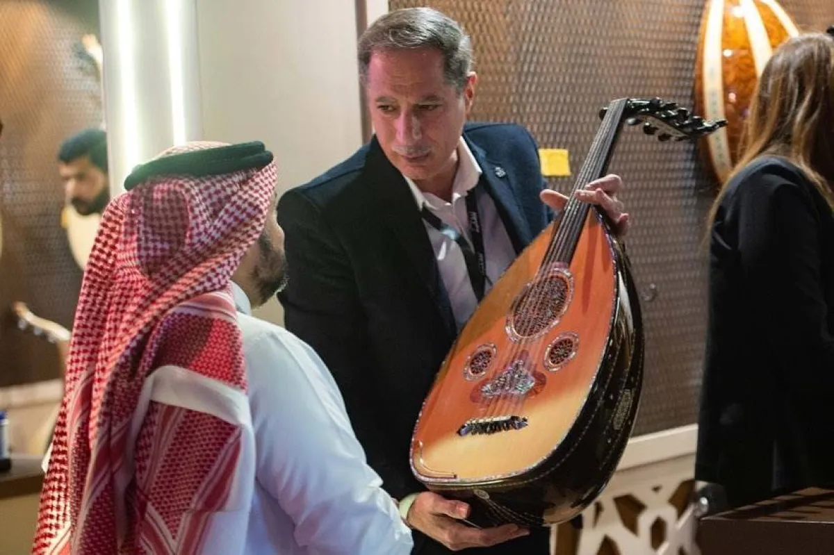 صورة من اليوم الأول لمسابقة  " ملك العود"- الصورة من حساب الهيئة العامة للترفيه على تويتر