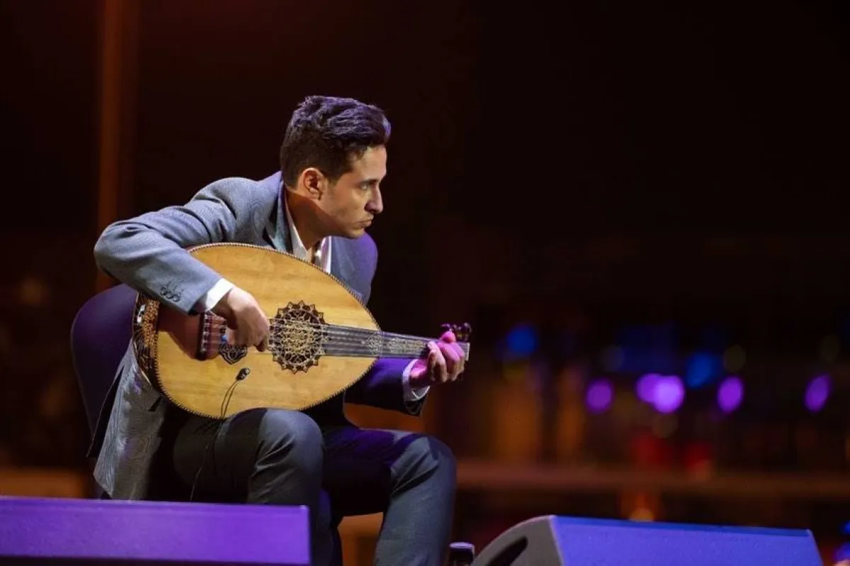 صورة من اليوم الأول لمسابقة  " ملك العود"- الصورة من حساب الهيئة العامة للترفيه على تويتر