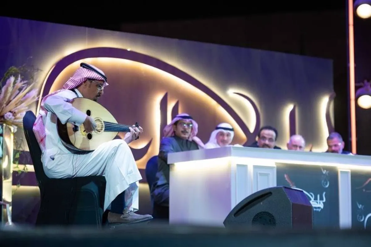 صورة من اليوم الأول لمسابقة  " ملك العود"- الصورة من حساب الهيئة العامة للترفيه على تويتر
