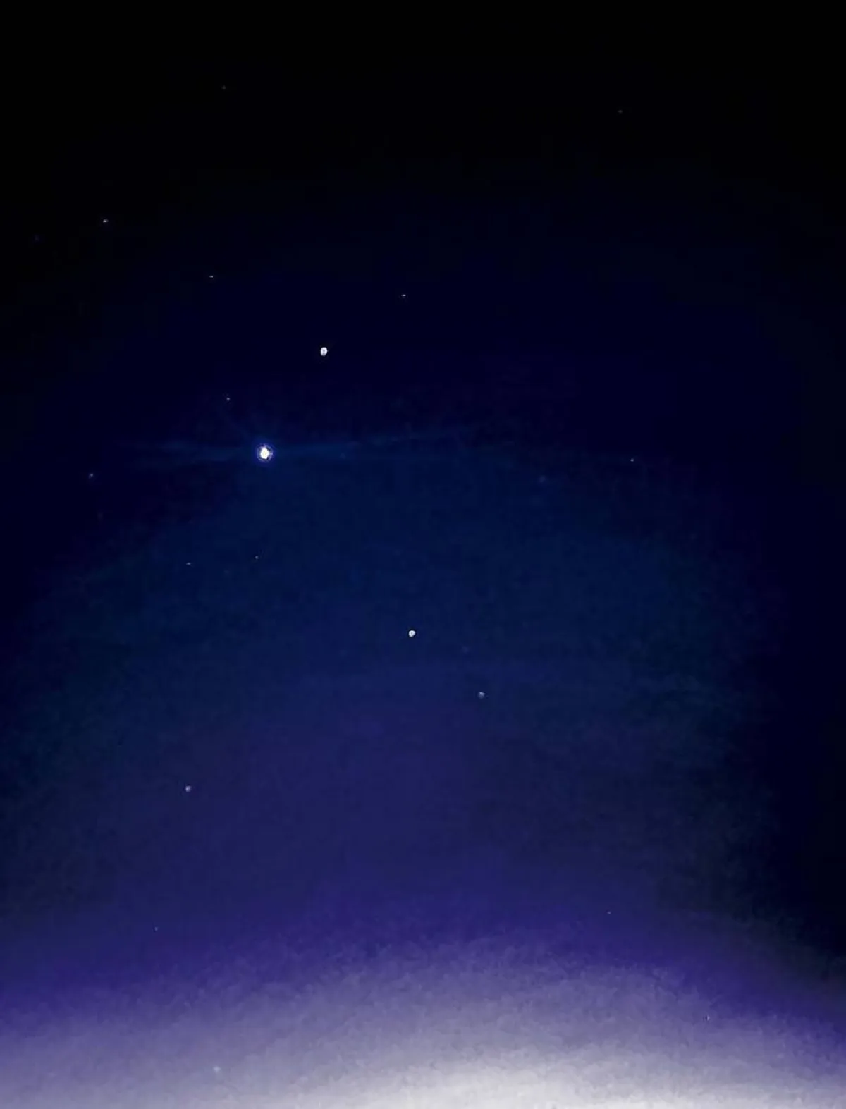 اقتران أربعة كواكب سماوية. الصورة من "وام"