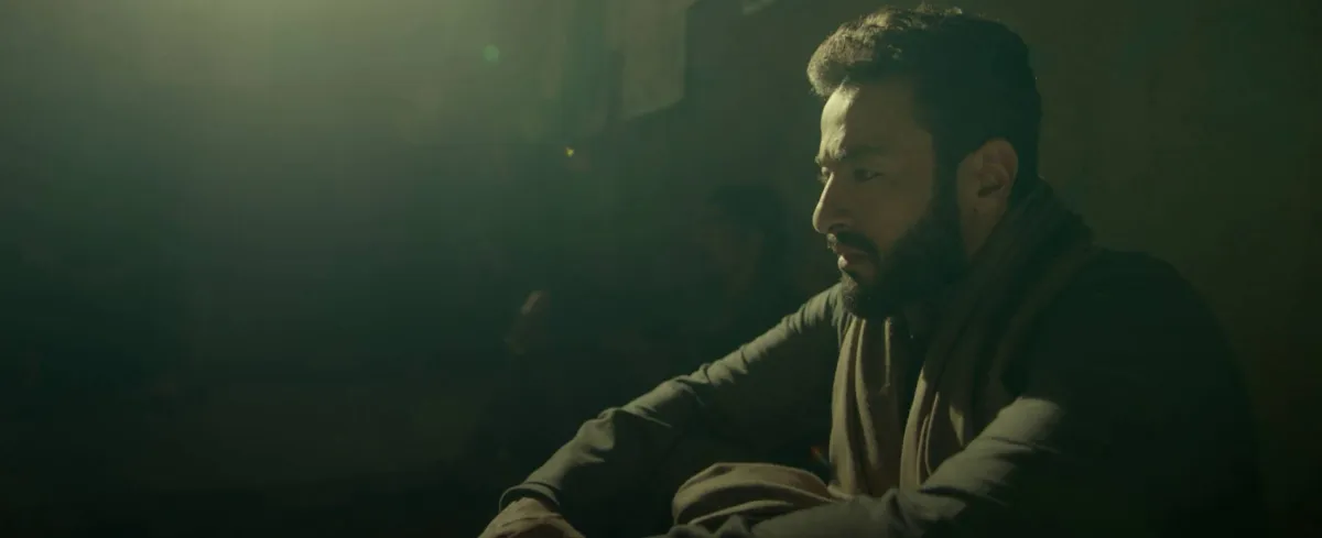 حمادة هلال في مشهد من مسلسل المداح- أسطورة الوادي - الصورة من المسؤول الإعلامي لمجموعة الـ mbc