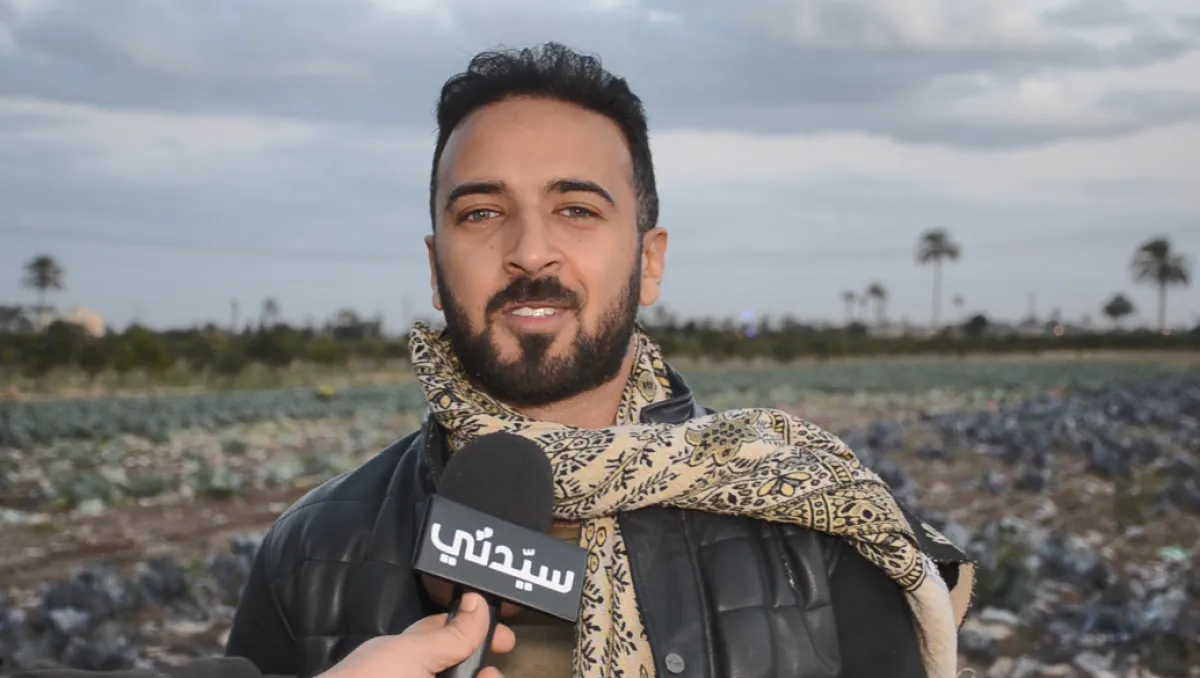 محمد مهران خلال لقائه بكاميرا سيدتي - تصوير محمد عربي