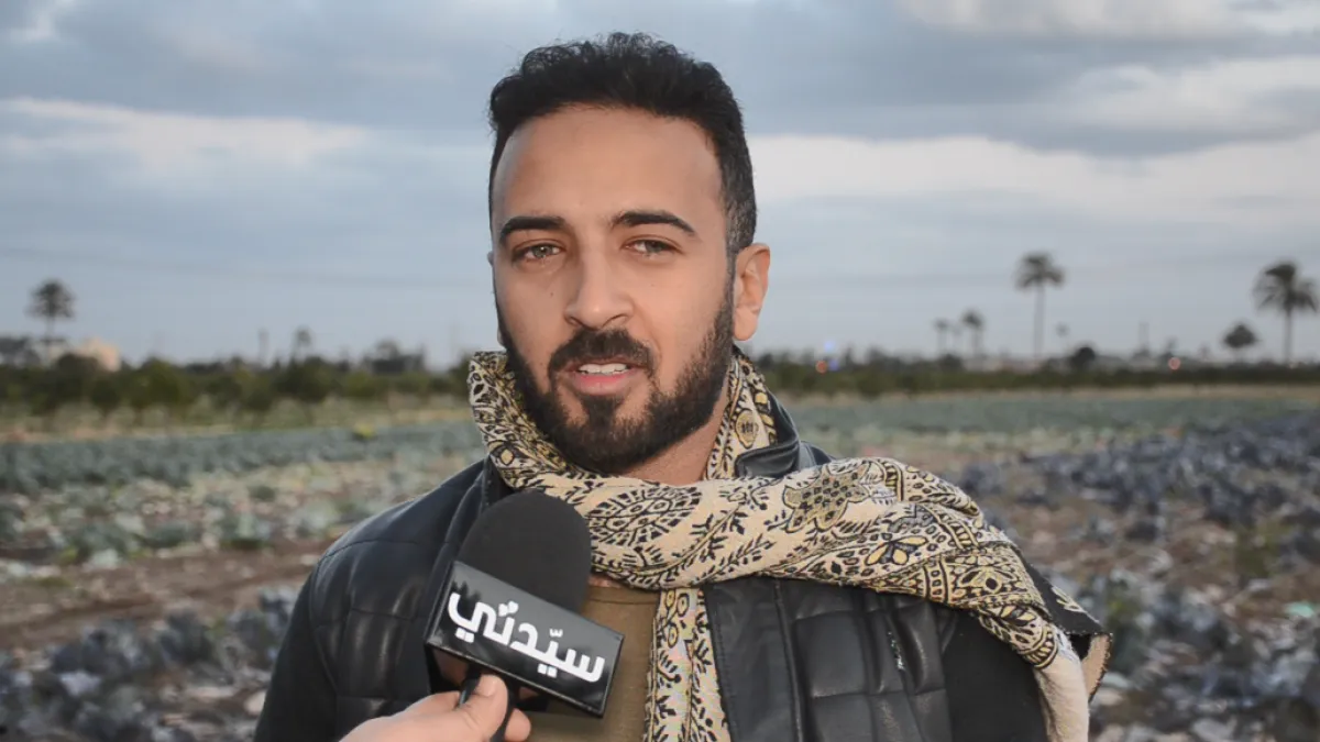 محمد مهران خلال لقائه بكاميرا سيدتي - تصوير محمد عربي