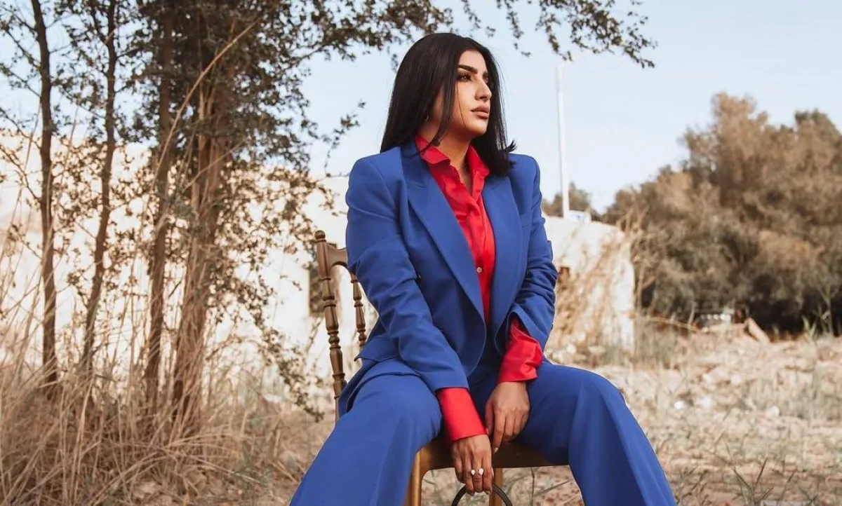 الفنانة بثينة الرئيسي - صورة من صفحتها على موقع " انستغرام "