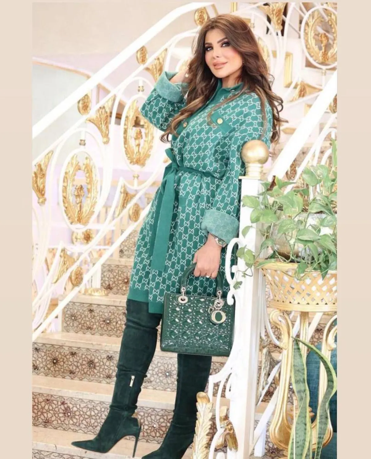 الفنانة إلهام الفضالة - صورة من حسابها الرسمي على موقع " انستغرام " 