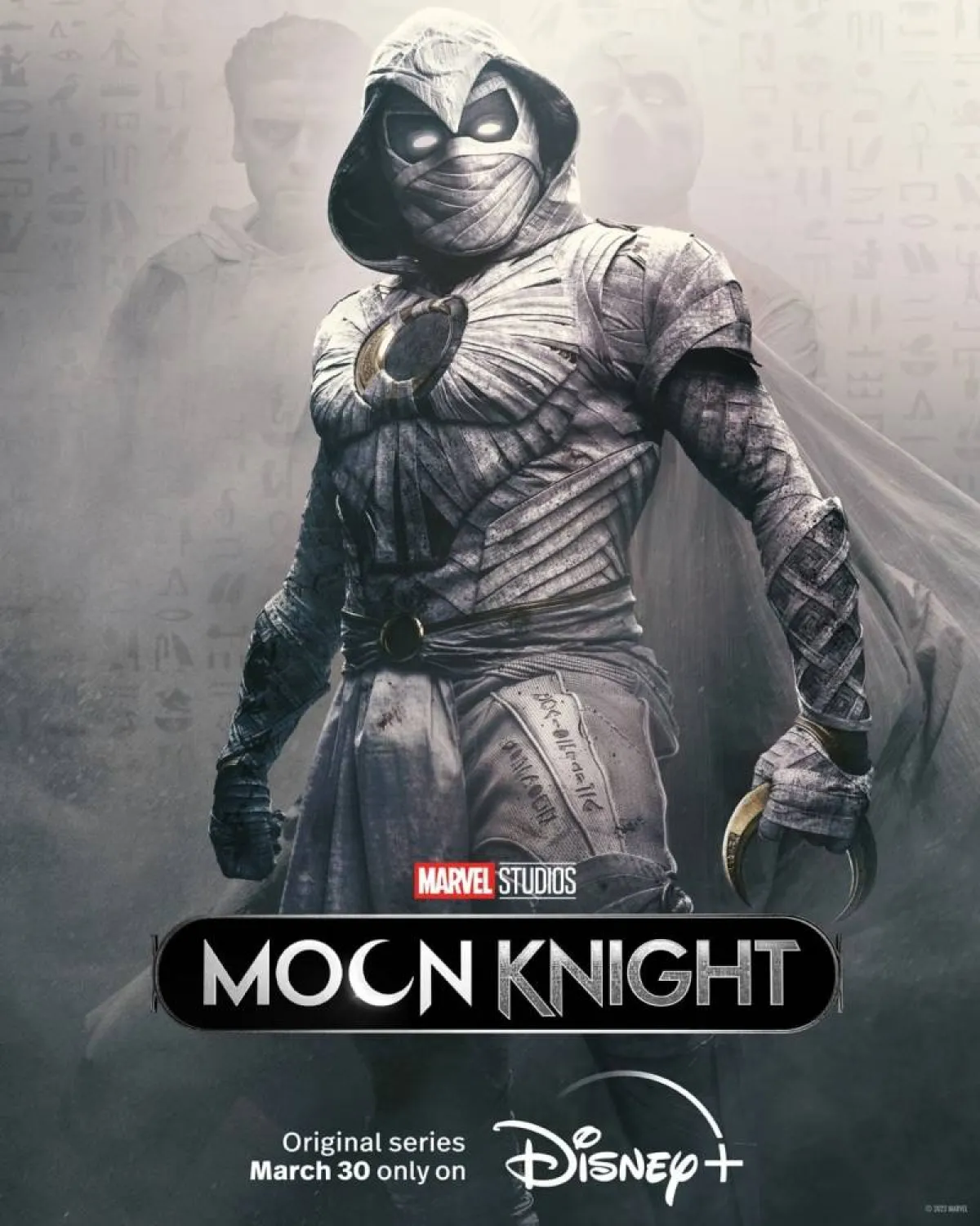 بوستر مسلسل Moon Knight على حساب ديزني على انتسغرام