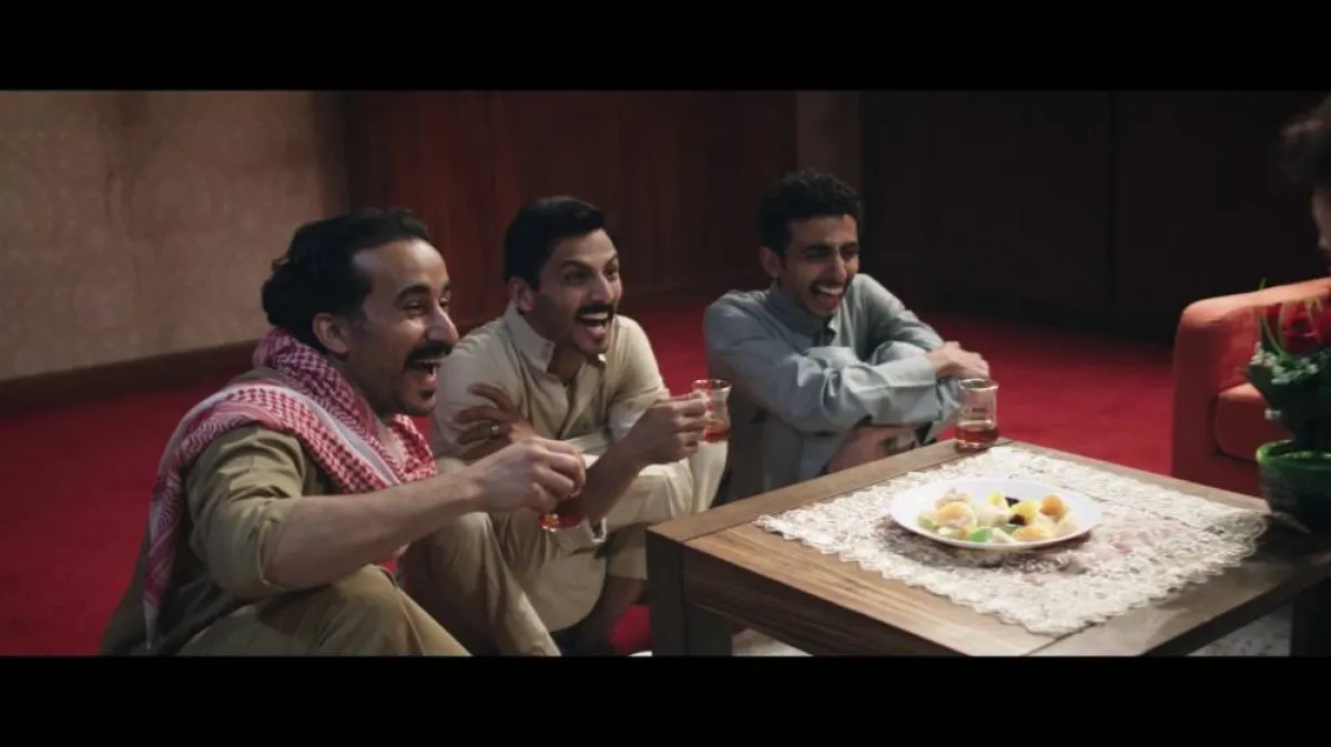 سعد عزيز، صالح أبو عمرة، محمد الشهري في مسلسل سكة سفر - الصورة من المسؤول الإعلامي لمجموعة الـmbc