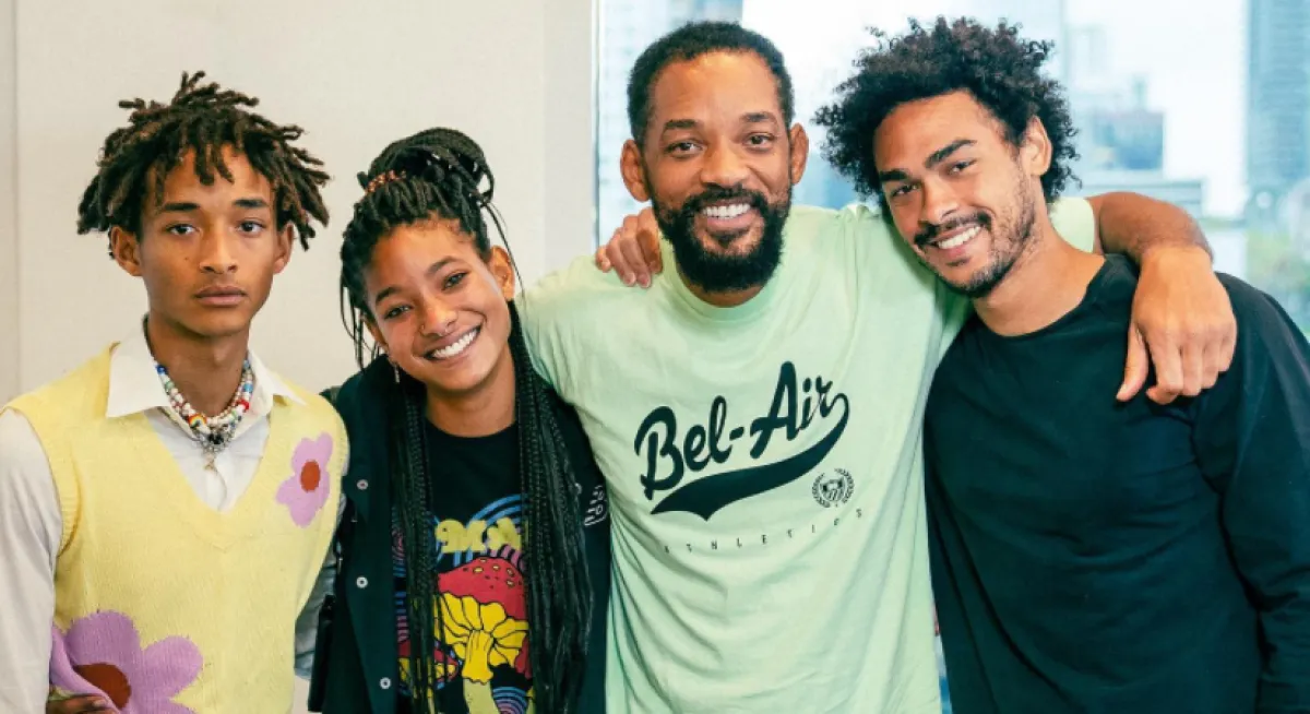 ويل سميث مع أولاده -الصورة من حساب زوجته جادا على إنستغرام