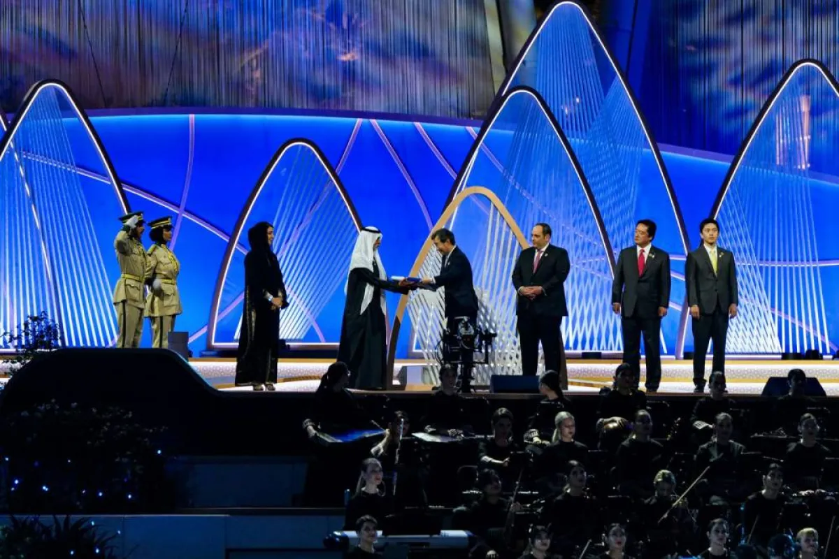 الحفل الختامي لمعرض إكسبو 2020 دبي - الصورة من "وام" 