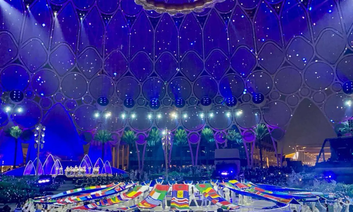 الحفل الختامي لمعرض إكسبو 2020 دبي - الصورة من "وام" 