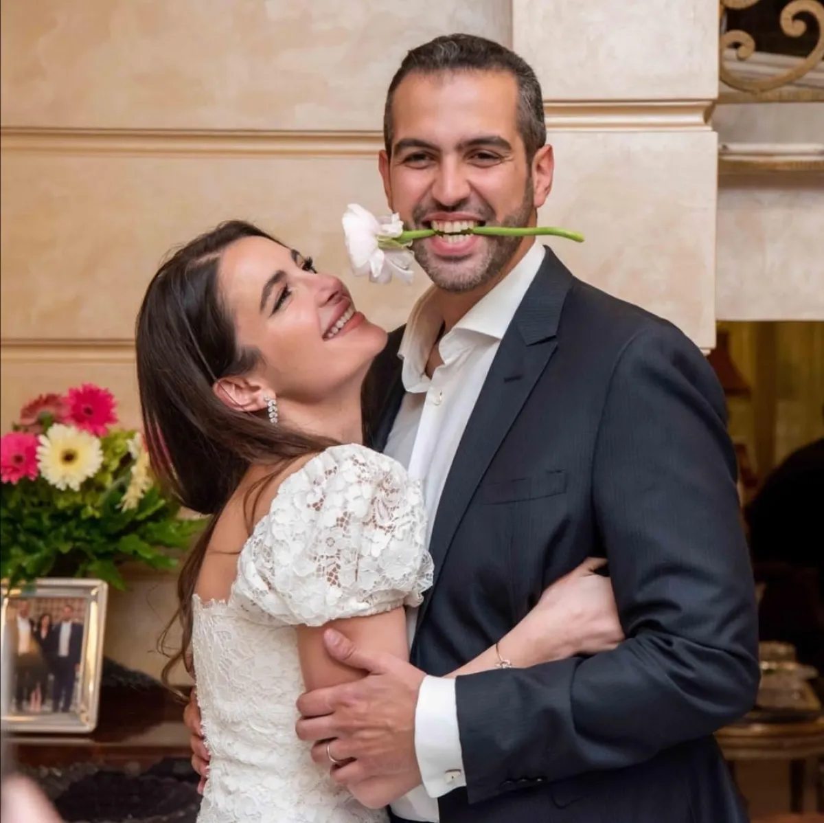 شام الذهبي وأحمد هلال- الصورة من حسابها على إنستغرام