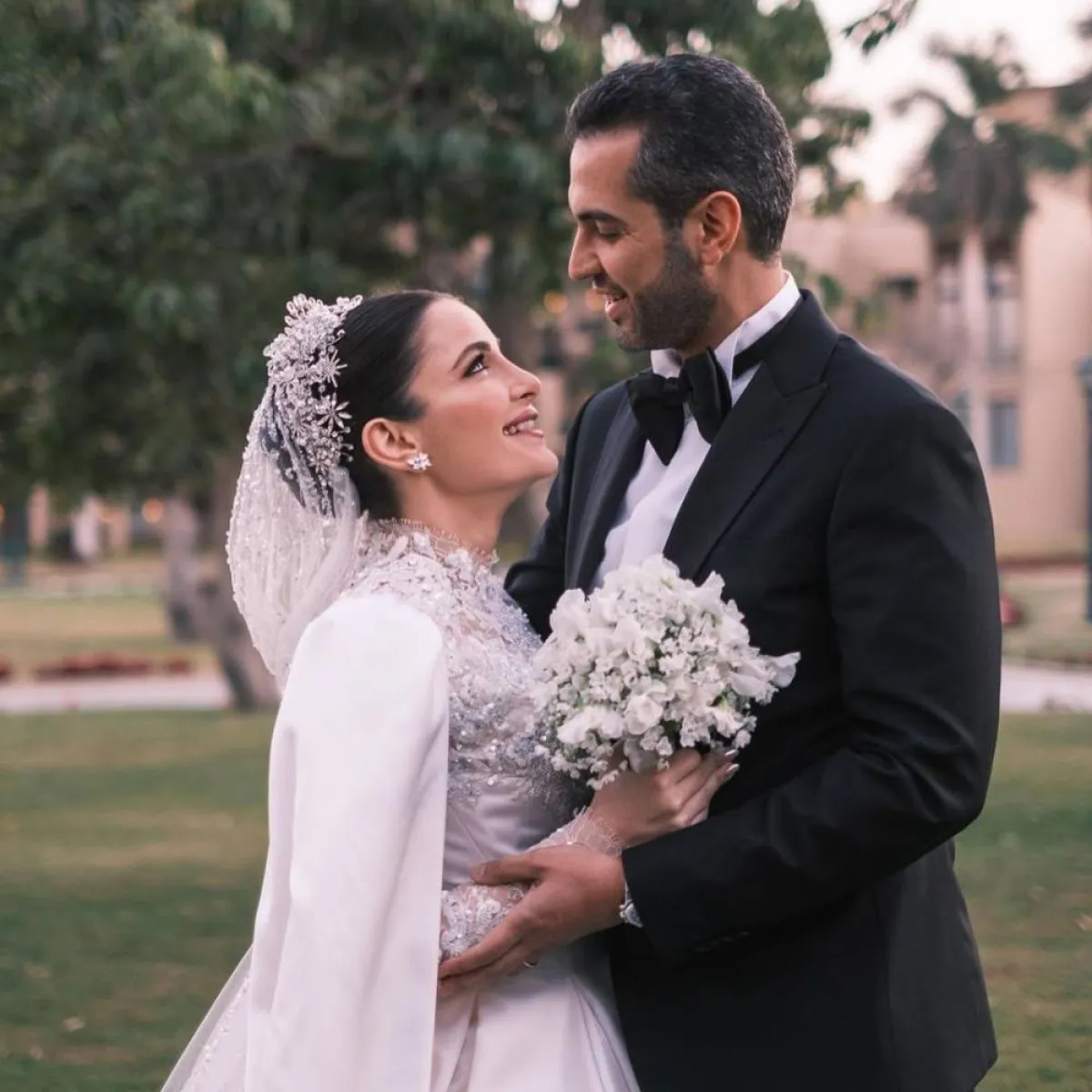 حفل زفاف شام الذهبي ابنة أصالة - الصورة من صفحة شام الذهبي على موقع "انستغرام"