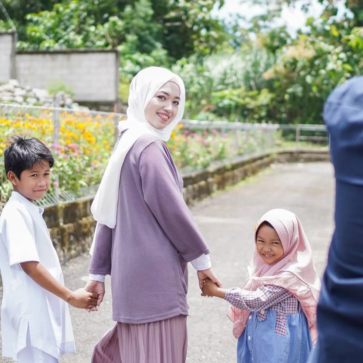 صورة لعائلة في ماليزيا