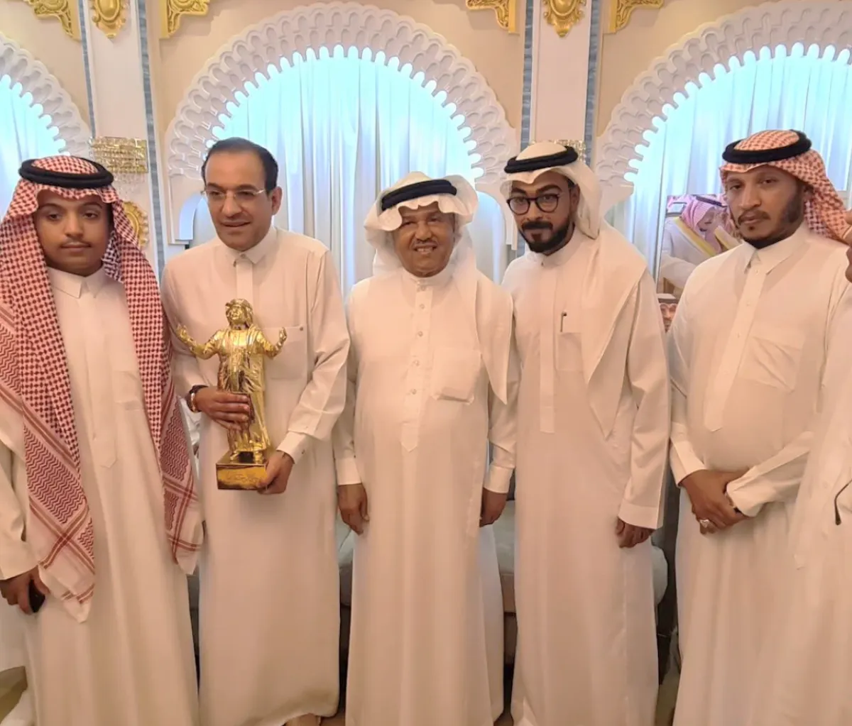 من حفل السحور- الصورة من حساب علي فقندش على الانستجرام 