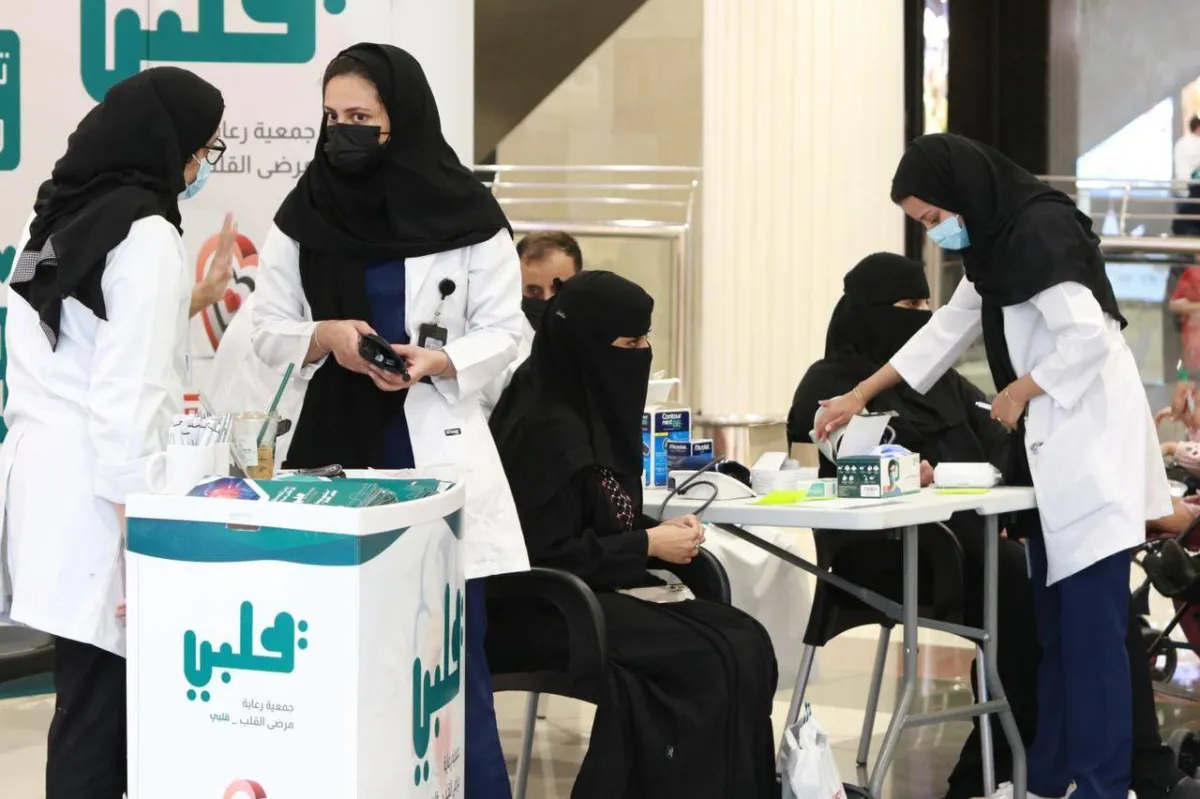 جمعية قلبي تشارك التوعية في رمضان - الصورة من حساب الجمعية على تويتر