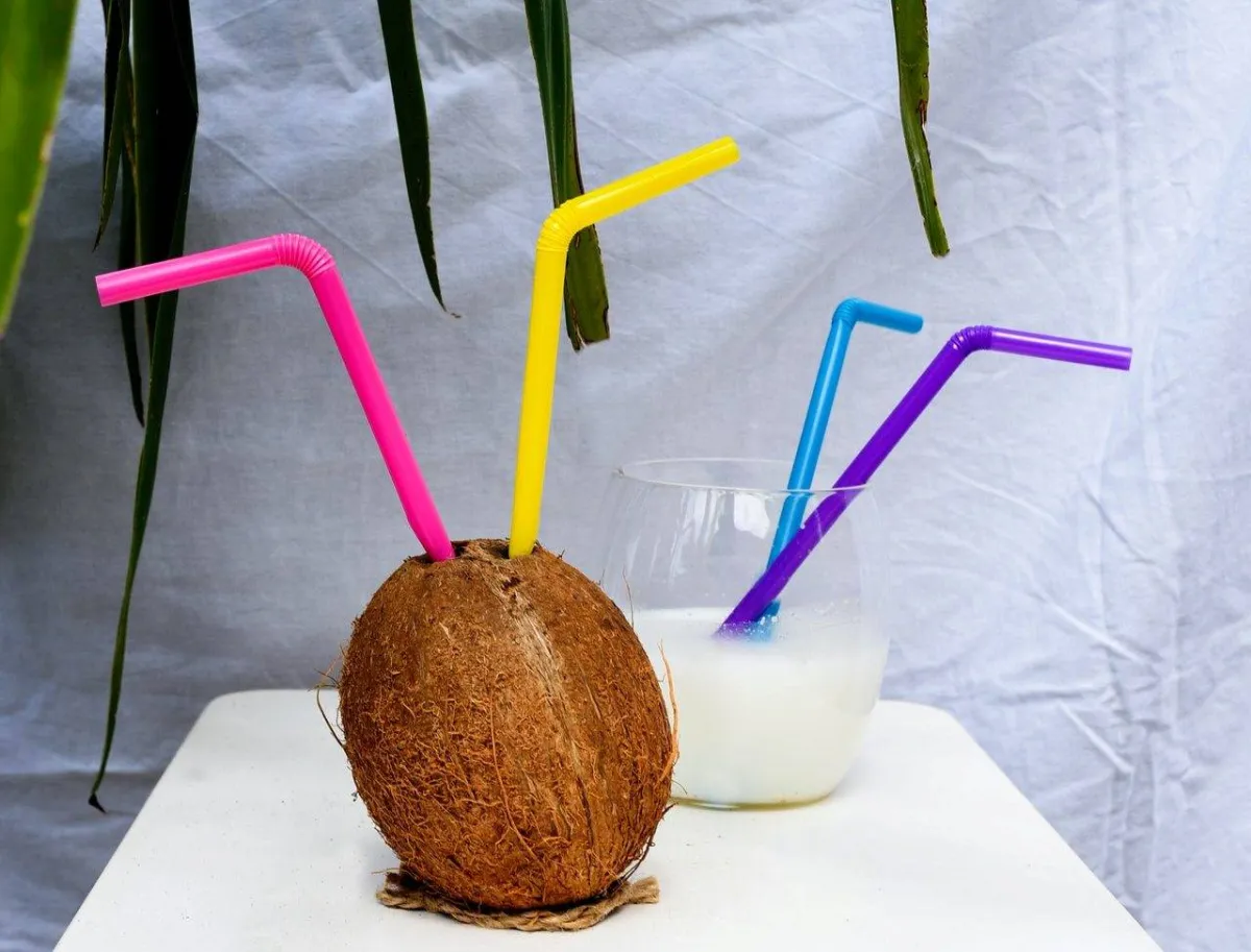 صورة لماء جوز الهند