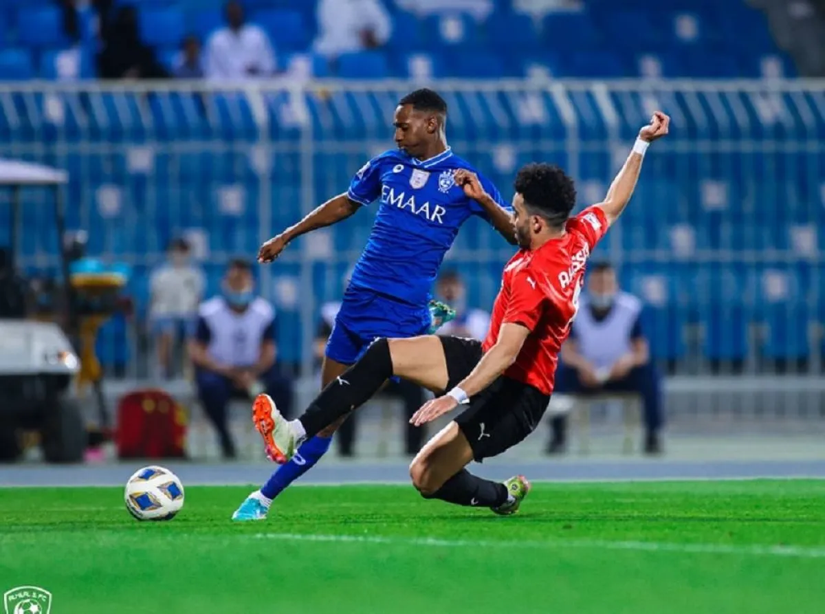 صورة من مباراة الهلال والريان القطري
