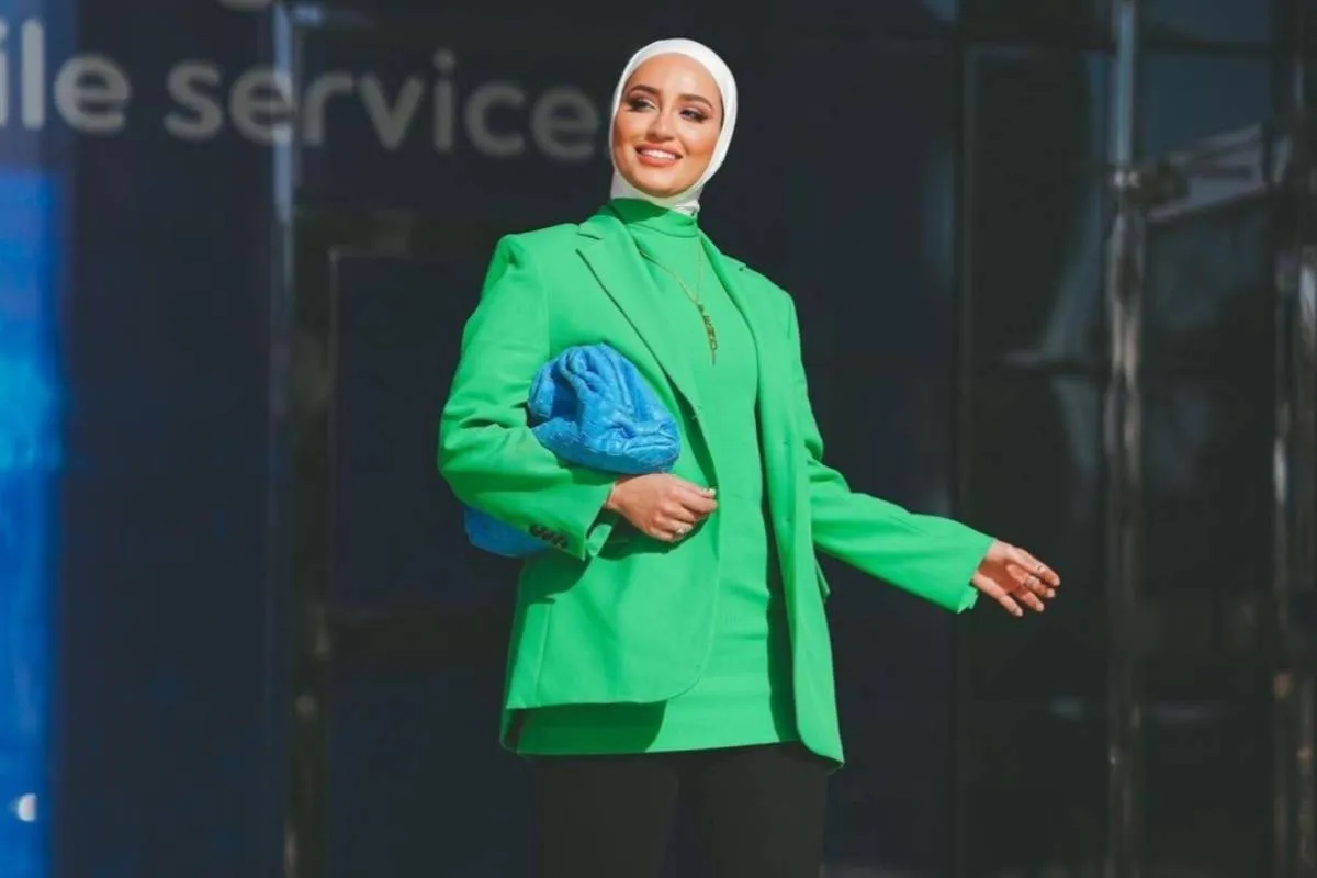 أفكار تنسيق بليزر للمحجبات في عيد الفطر