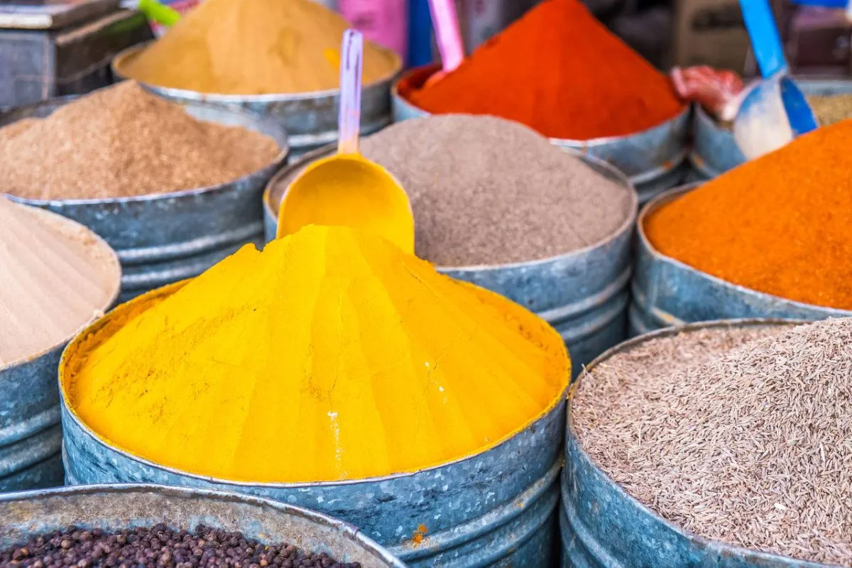 صورة للتوابل المغربية