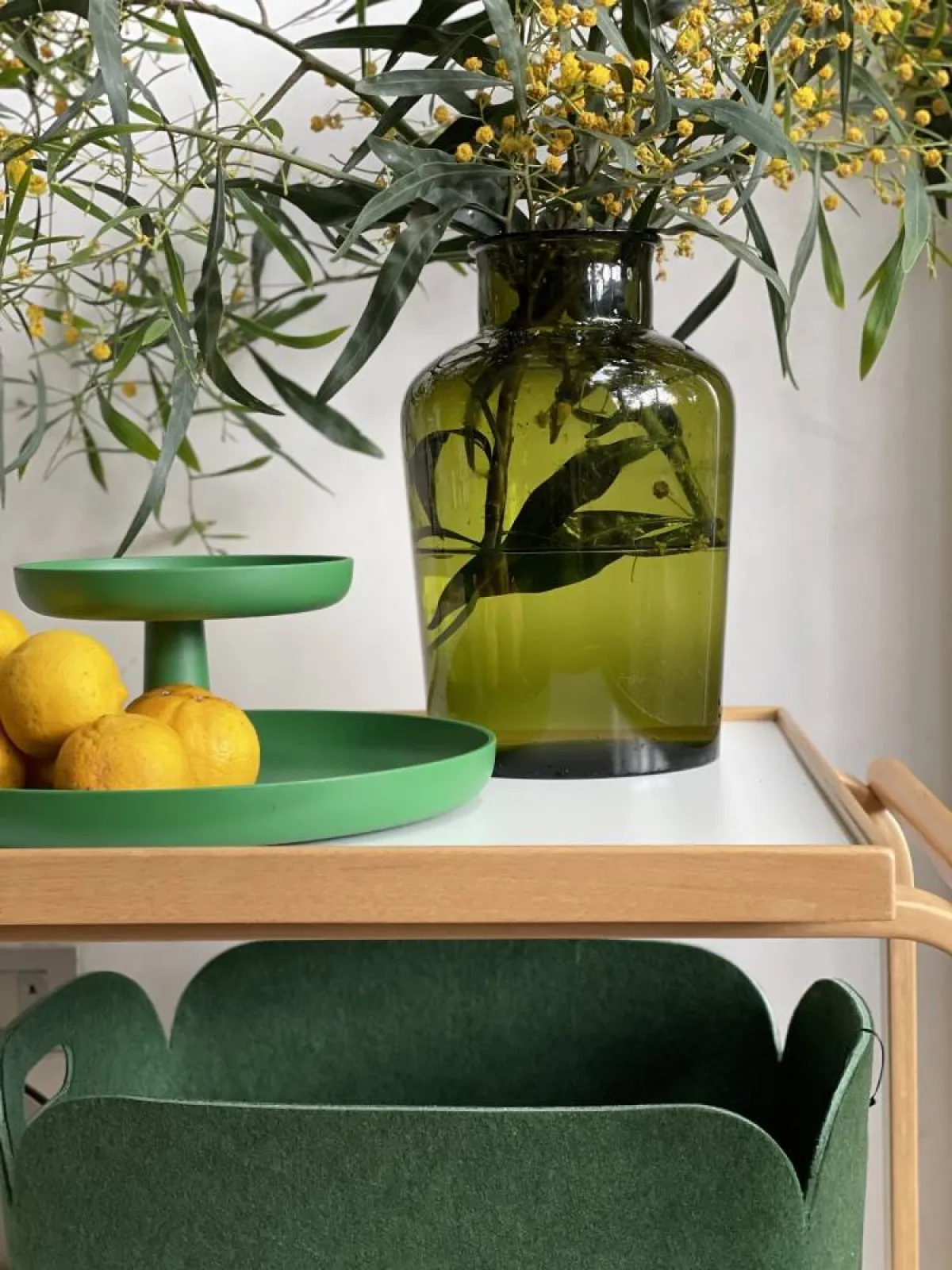 الأخضر مناسب لديكورات المساحات الضيقة بشكل خاص 